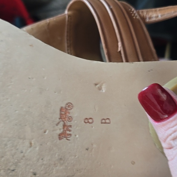 Coach Tan Leather Sandals - Picture 3 of 13